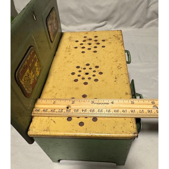 Vintage Little Orphan Annie Metal Toy Stove Oven Character Play Kitchen - Picture 5 of 11